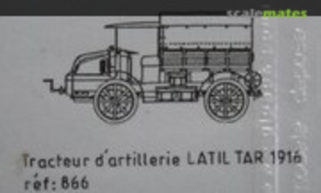 Tracteur d' artillerie LATIL TAR 1916 (ALBY 866)