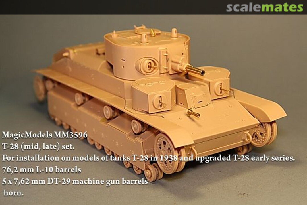 Boxart T-28 (mid, late) set MM3596 Magic Models