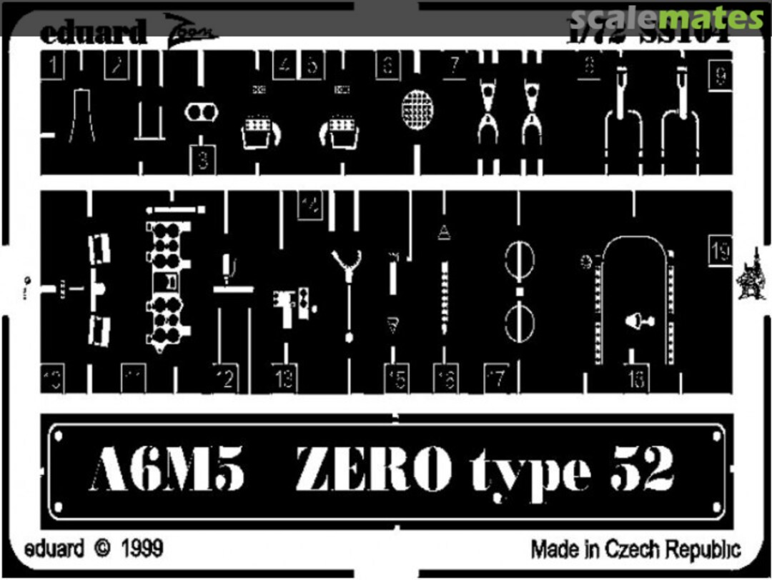 Boxart A6M5 Zero type 52 SS104 Eduard