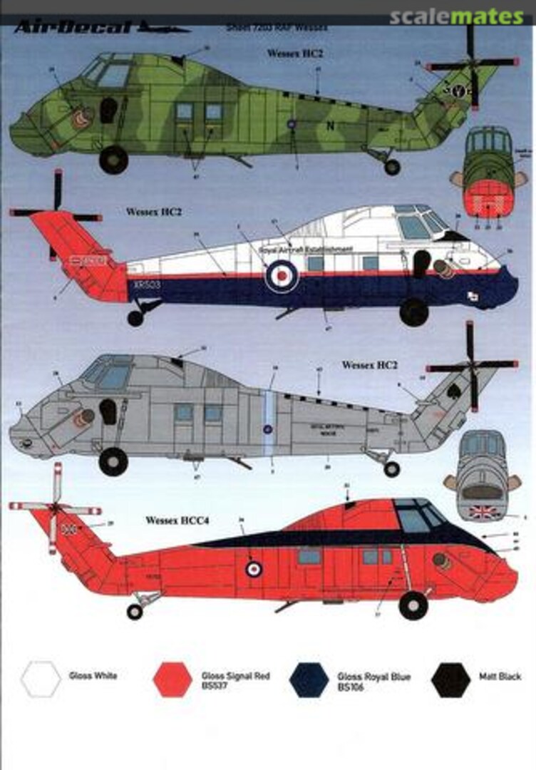 Boxart RAF Wessex 7203 AirDecal