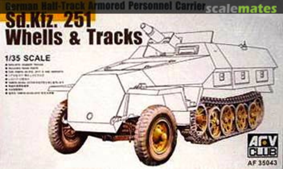 Boxart Sd.Kfz. 251 Wheels & Tracks AF35043 AFV Club