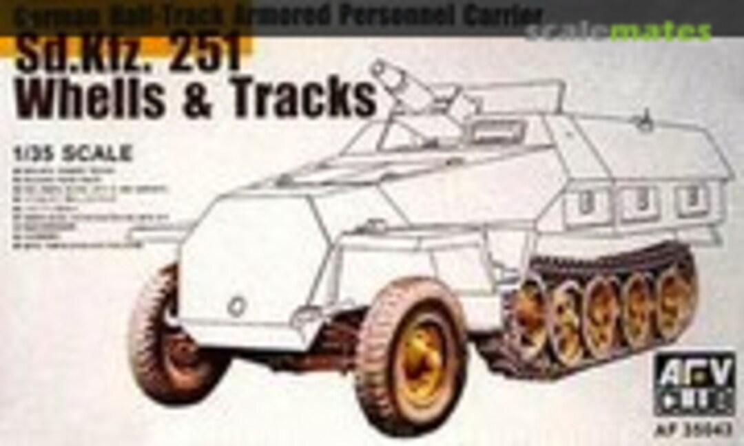 1:35 Sd.Kfz. 251 Wheels &amp; Tracks (AFV Club AF35043)