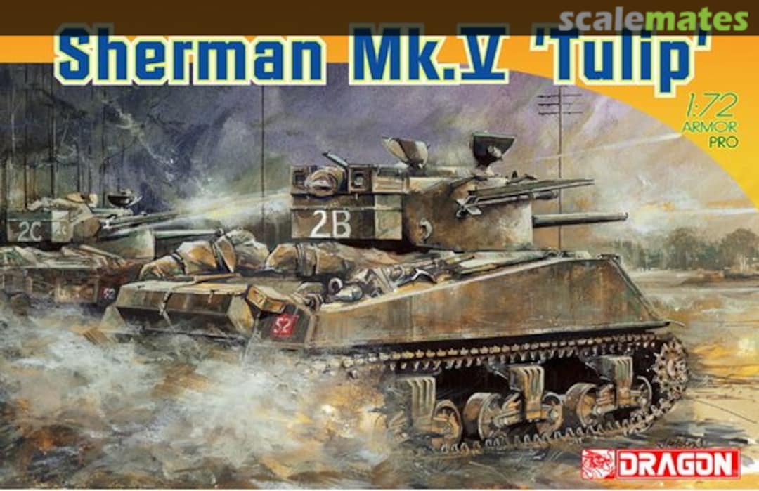 Boxart Sherman Mk.V 'Tulip' 7312 Dragon