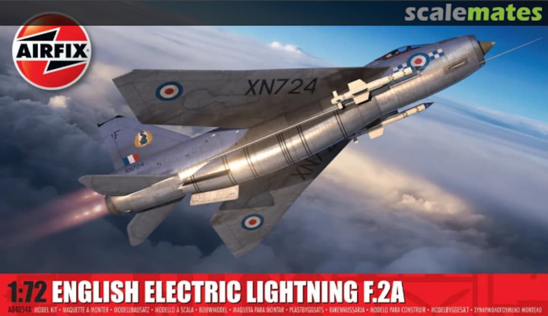 Boxart English Electric Lightning F.2A A04054A Airfix