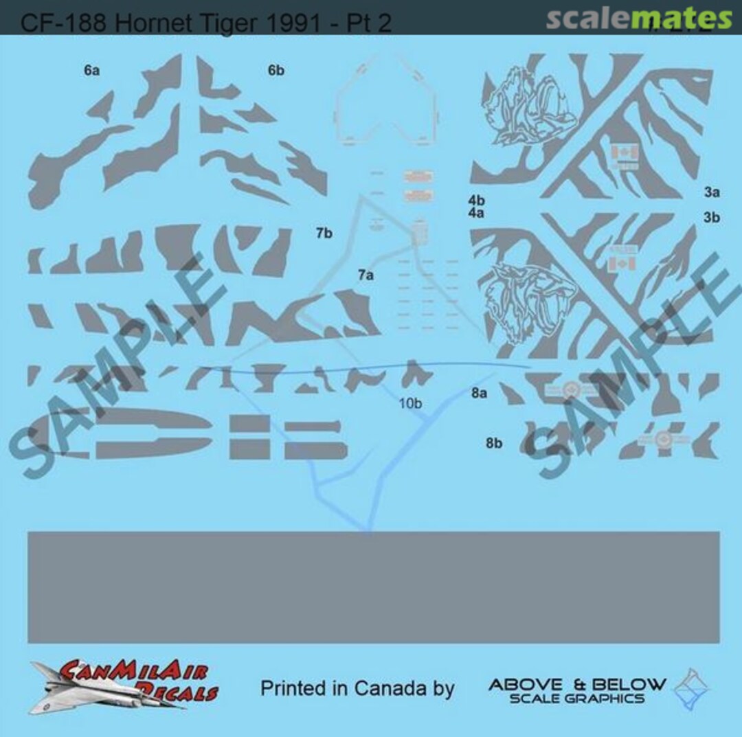 Boxart McDonnell Douglas CF-188 Hornet 271 & 272 Above & Below Graphics