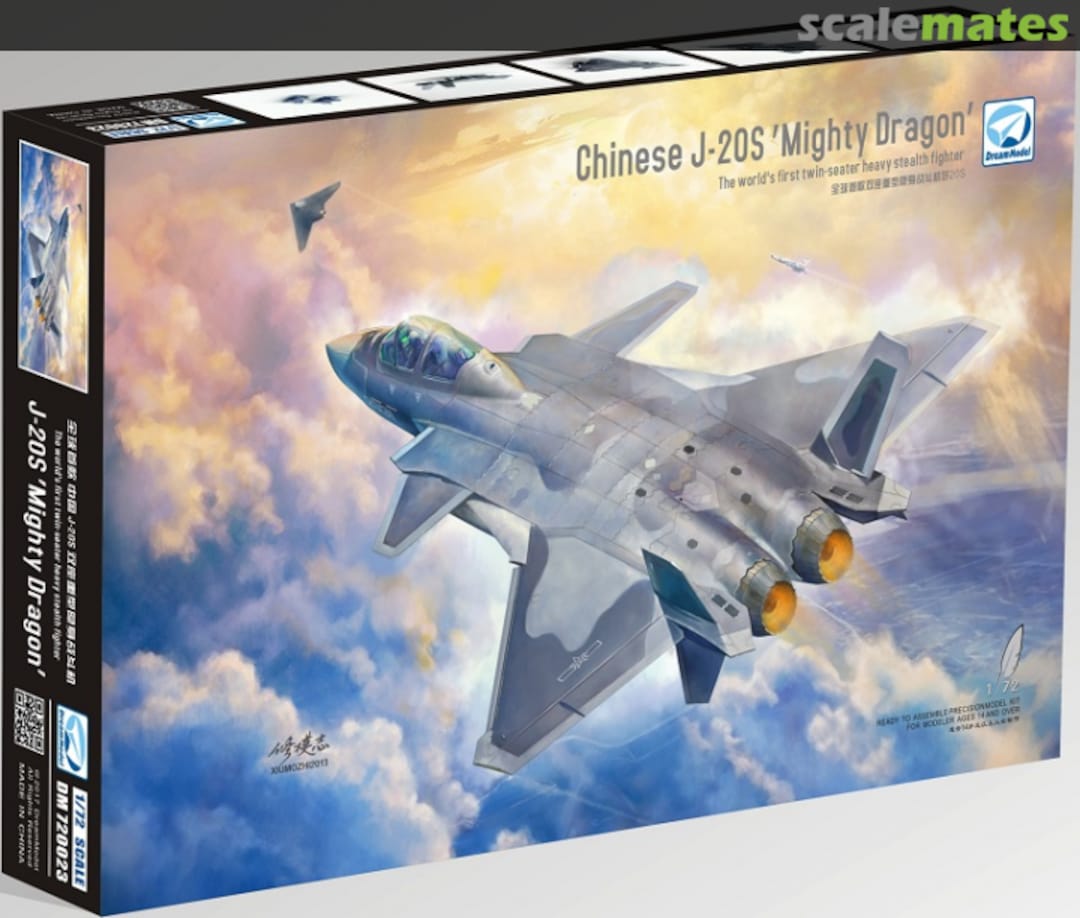 Boxart Chinese J-20S 'Mighty Dragon' DM720023 DreamModel