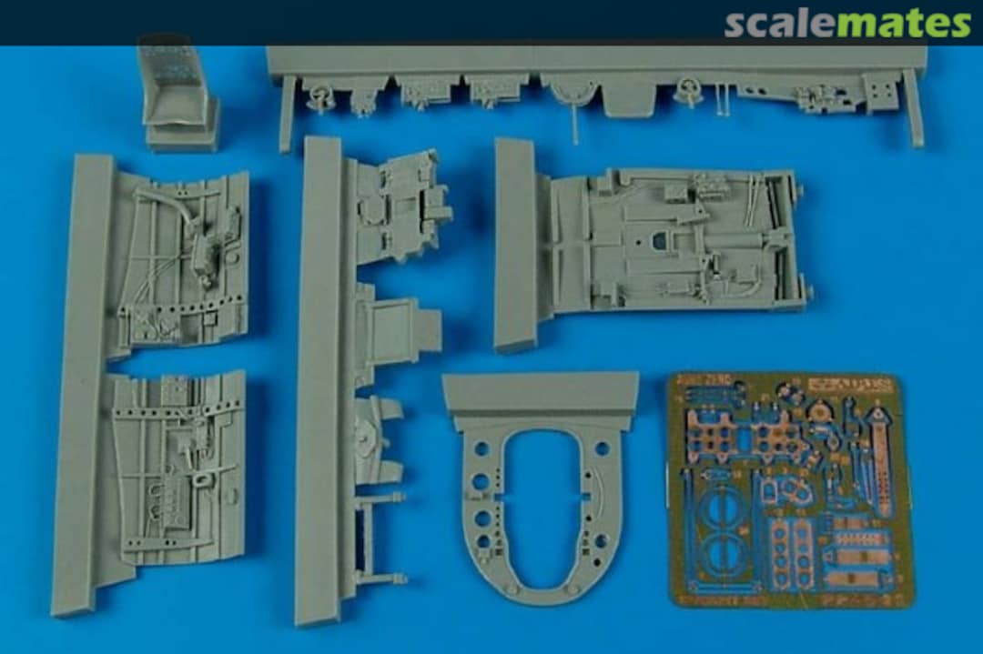 Boxart A6M5 Zero cockpit set 4541 Aires