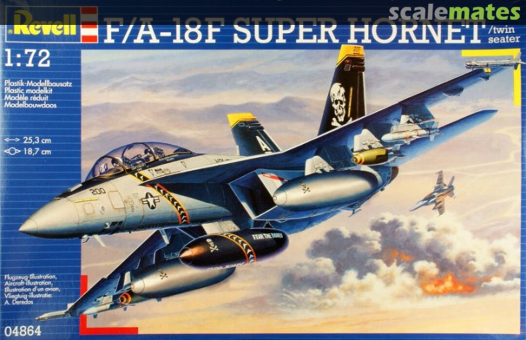 Boxart F/A-18F Super Hornet /twin seater 04864 Revell