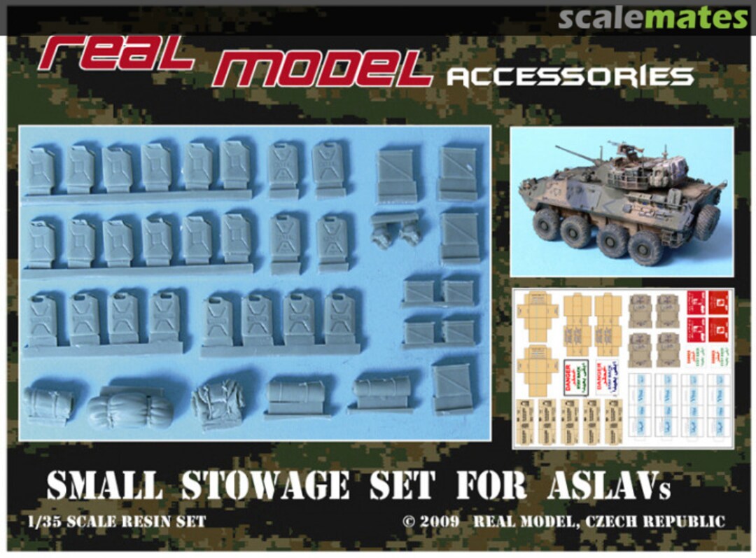 Boxart Small stowage set for ASLAV RMA35204 Real Model