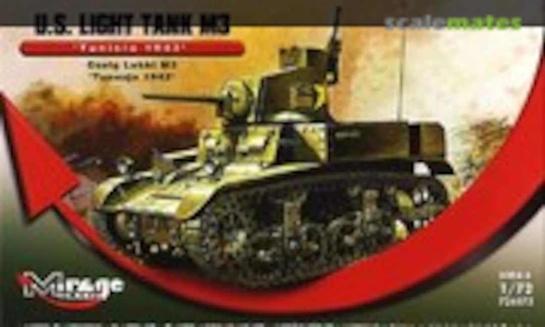 1:72 M3 light tank (Mirage Hobby 726073)