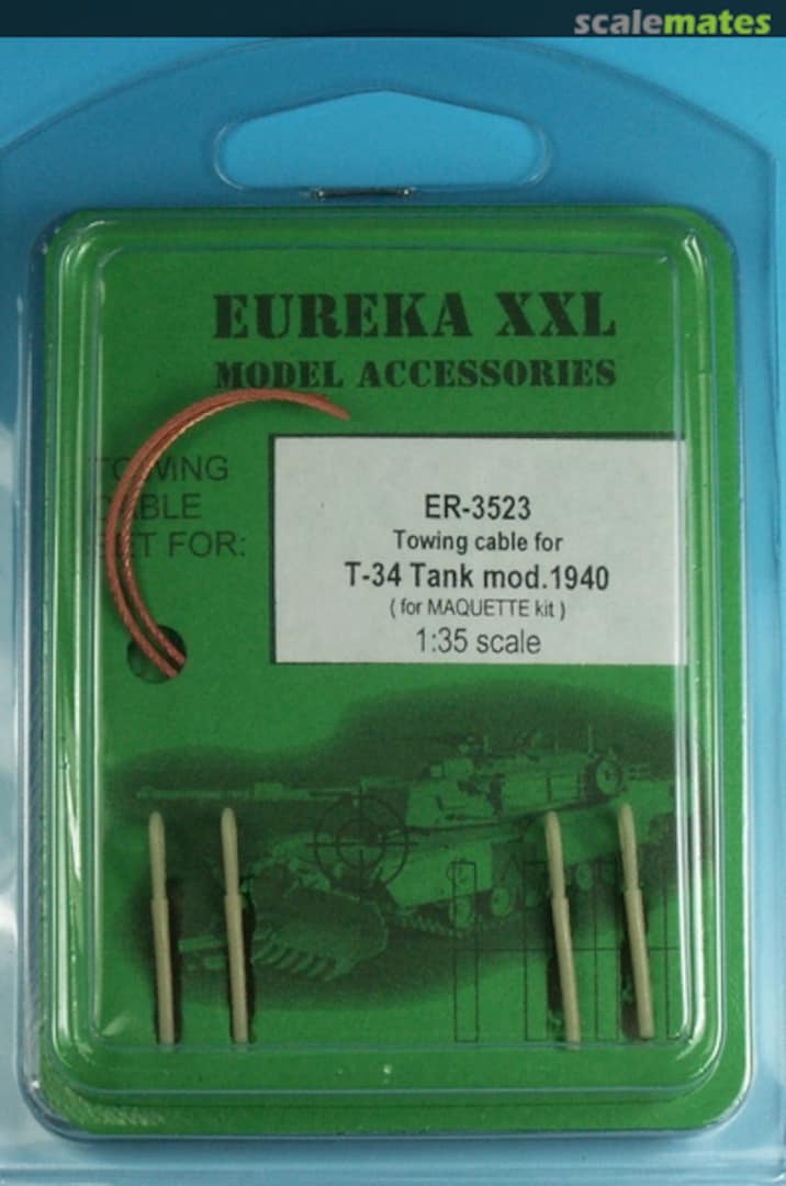 Boxart Towing cable 2x for T-34/76 mod.1940 Tank ER-3523 Eureka XXL