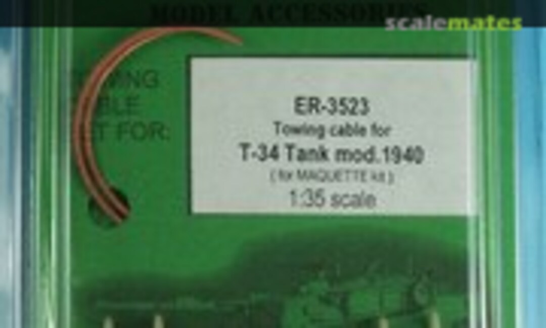 1:35 Towing cable 2x for T-34/76 mod.1940 Tank (Eureka XXL ER-3523)