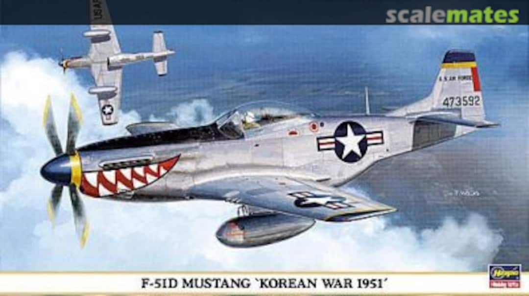 Boxart F-51D Mustang `Korean War 1951´ 09362 Hasegawa