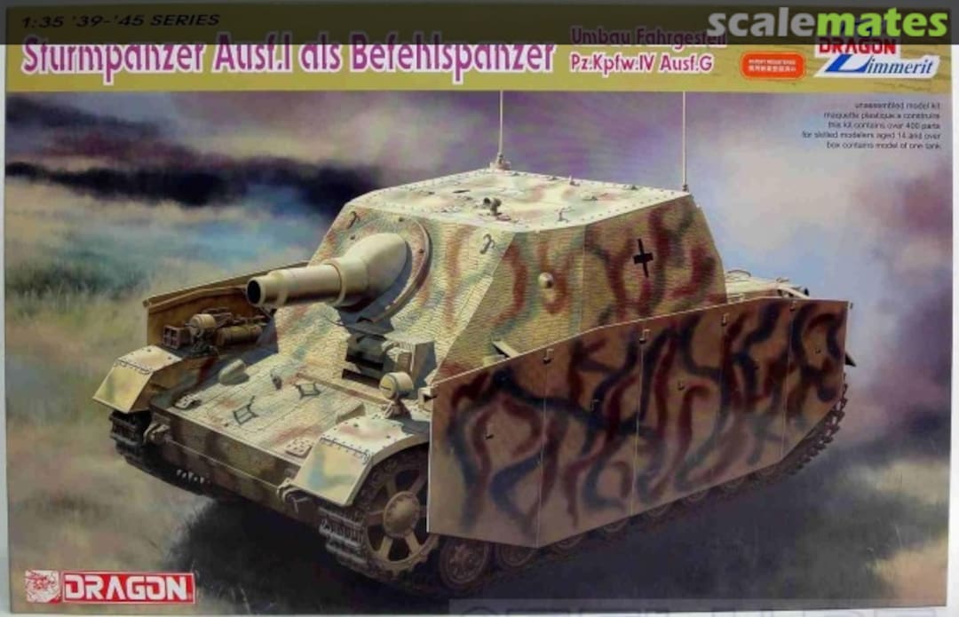 Boxart Sturmpanzer Ausf. I als Befehlspanzer 6819 Dragon