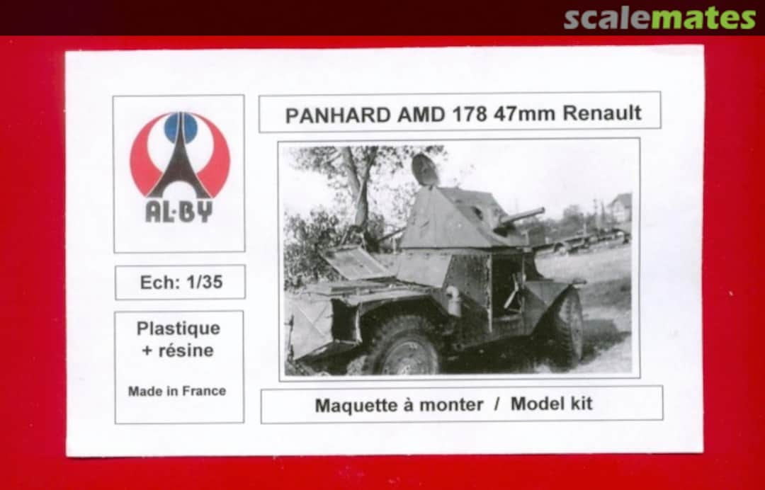 Boxart Panhard AMD 178 CDM 47mm SA35 403 ALBY