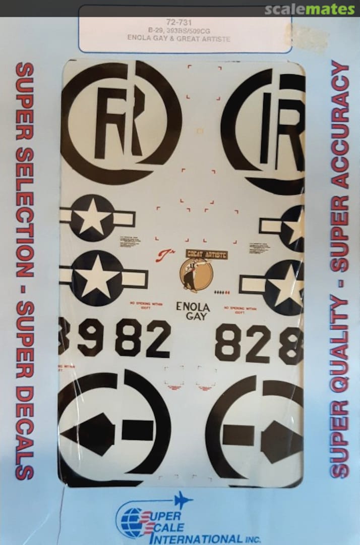 Boxart B-29 Superfortress 72-0731 SuperScale International