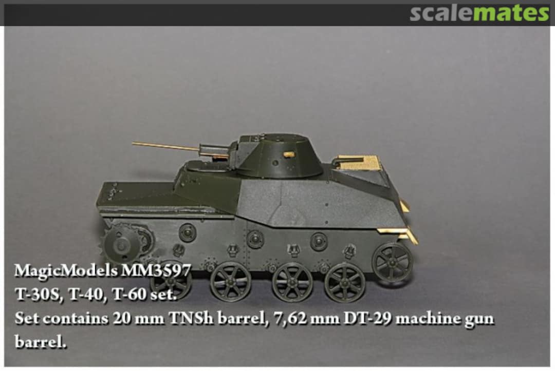 Boxart T-30S, T-40, T-60 set MM3597 Magic Models