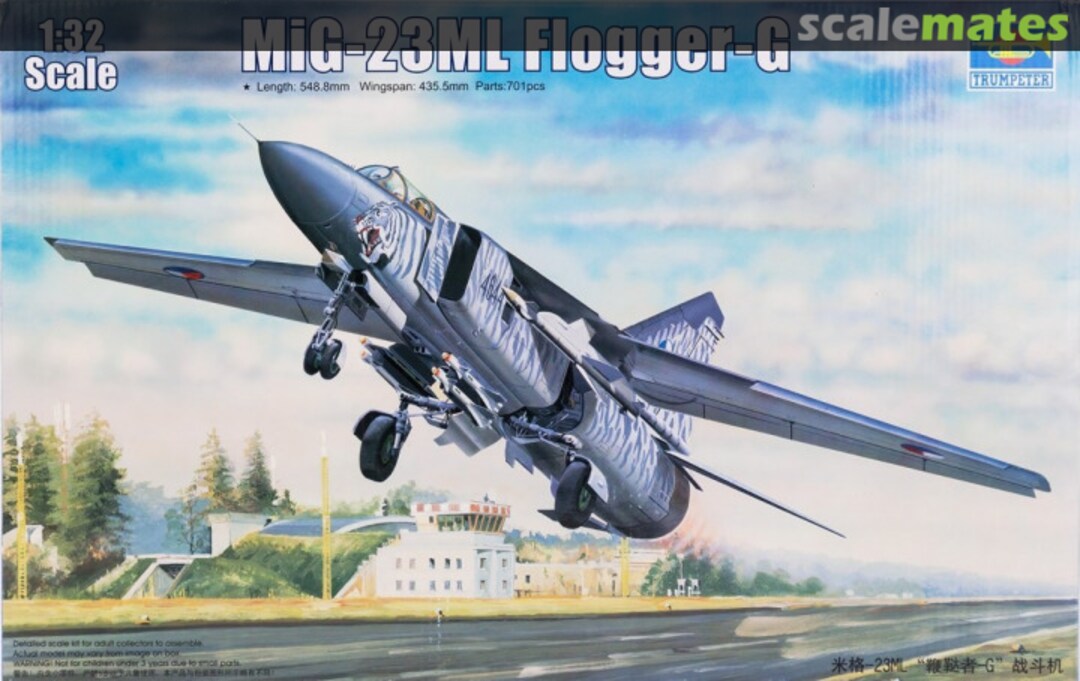 Boxart MiG-23ML Flogger G 03210 Trumpeter