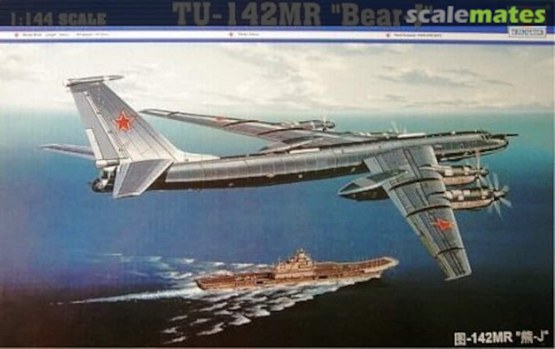 Boxart Tu-142MR "Bear-J" 03905 Trumpeter