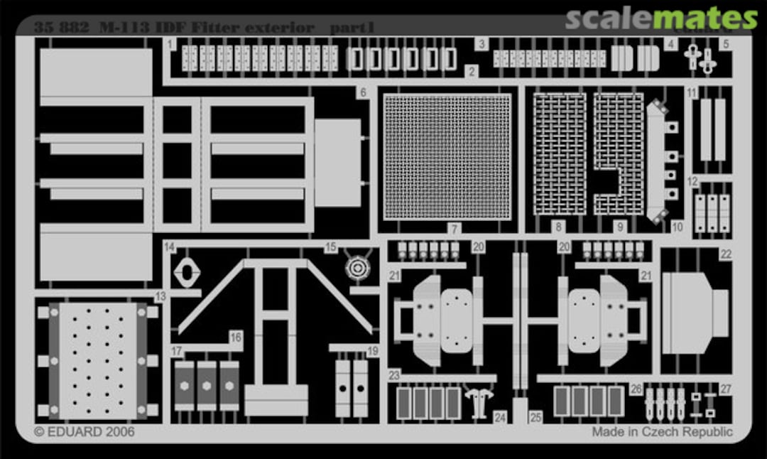Boxart M113 IDF Fitter Exterior 35882 Eduard