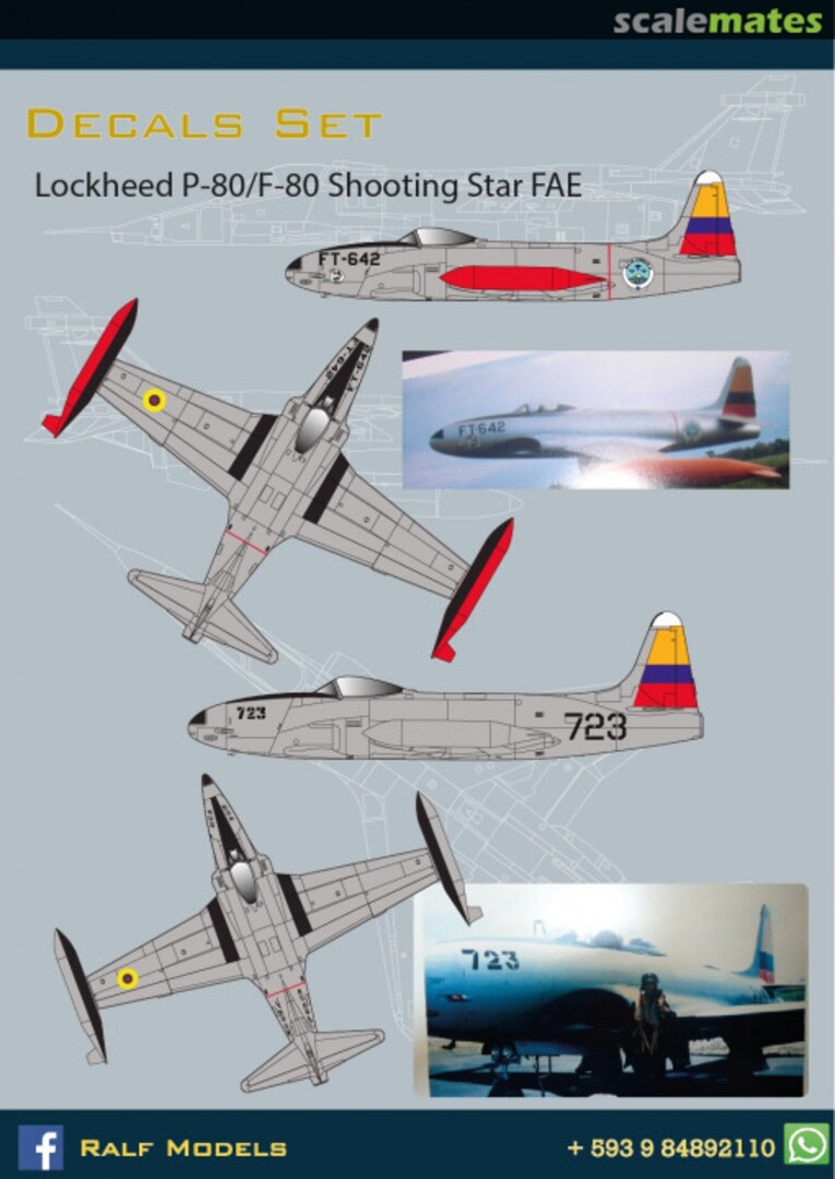 Boxart Lockheed P-80/F-80 Shooting Star RM 013 Ralf Models