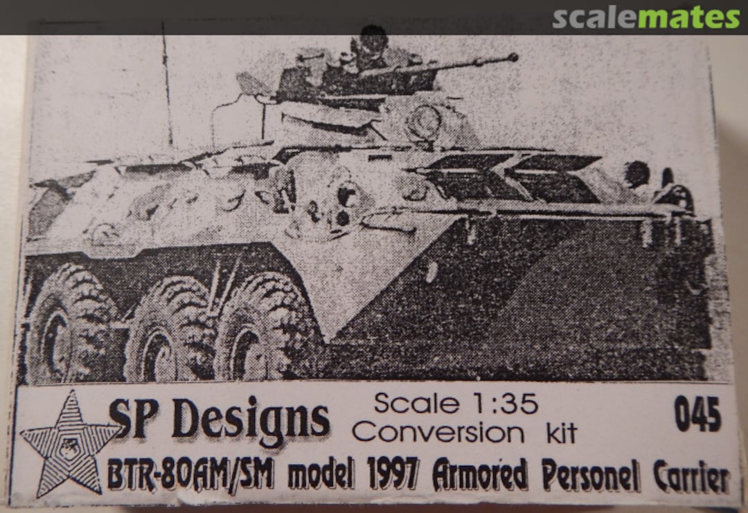 Boxart BTR-80 AM/SM model 1977 Armored Personel Carrier 045 SP Designs