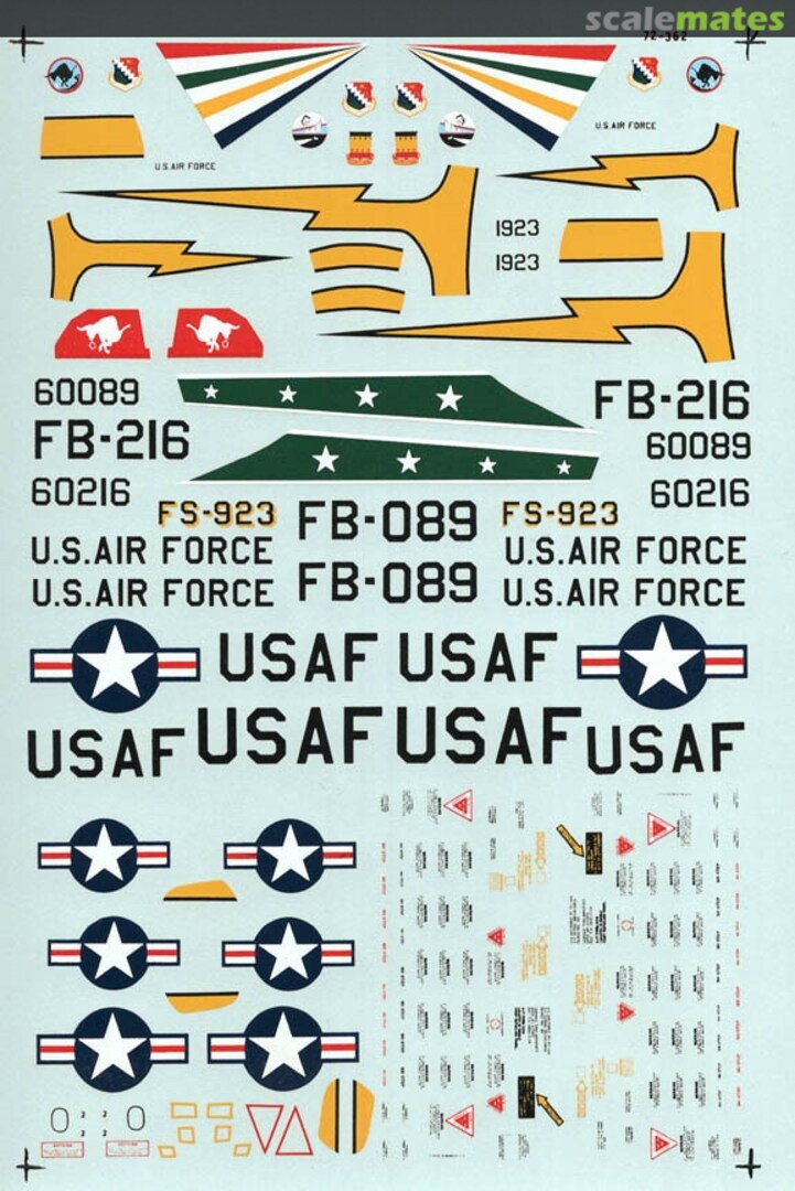 Boxart RF-101C & F-84G 72-362 SuperScale International