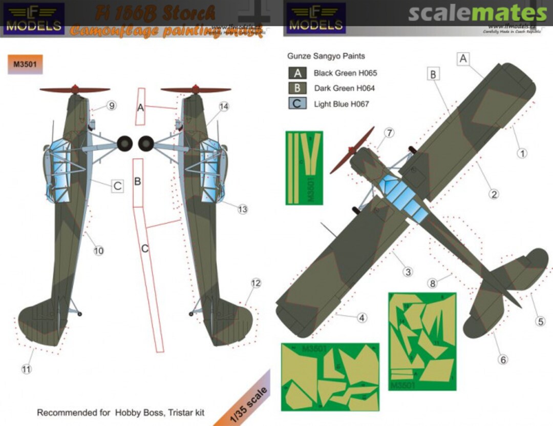 Boxart Fi 156B Storch M3501 LF Models