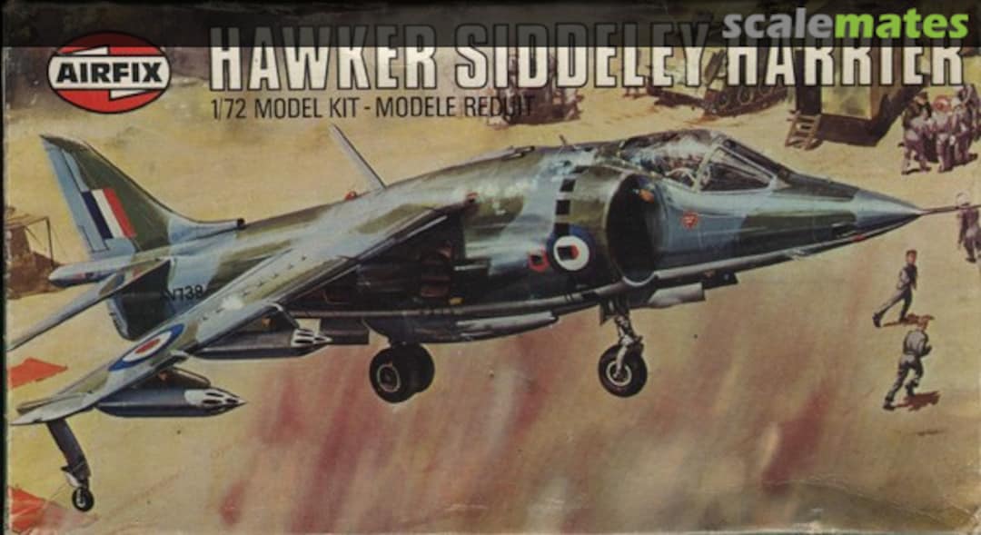 Boxart Hawker Siddeley Harrier 02036-5 Airfix