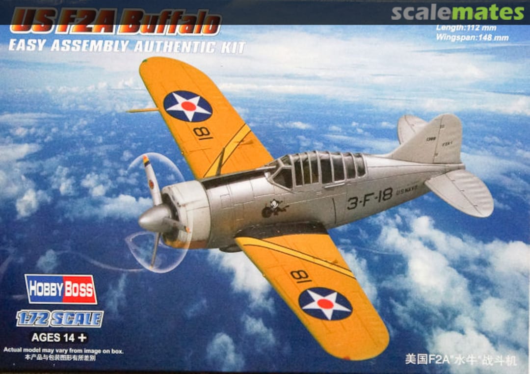 Boxart US F2A Buffalo 80290 HobbyBoss