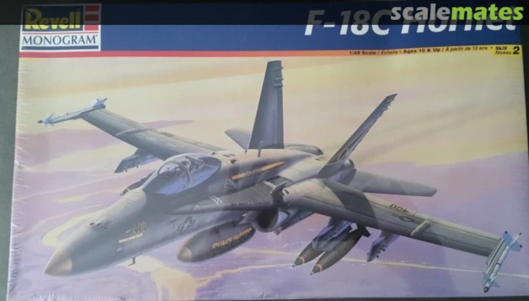 Boxart McDonnell Douglas F-18C Hornet 85-4821 Revell Monogram