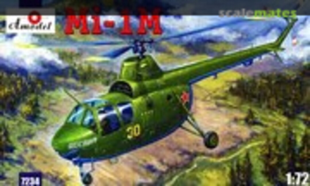 1:72 Mil Mi-1M Soviet helicopter (Amodel 7234)