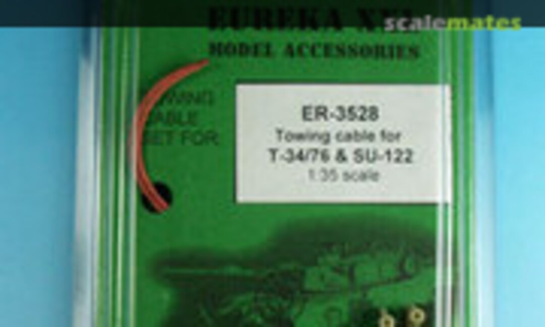 1:35 Towing cable 2x for T-34/76 and SU-85/100/122 SPG Tank (Eureka XXL ER-3528)