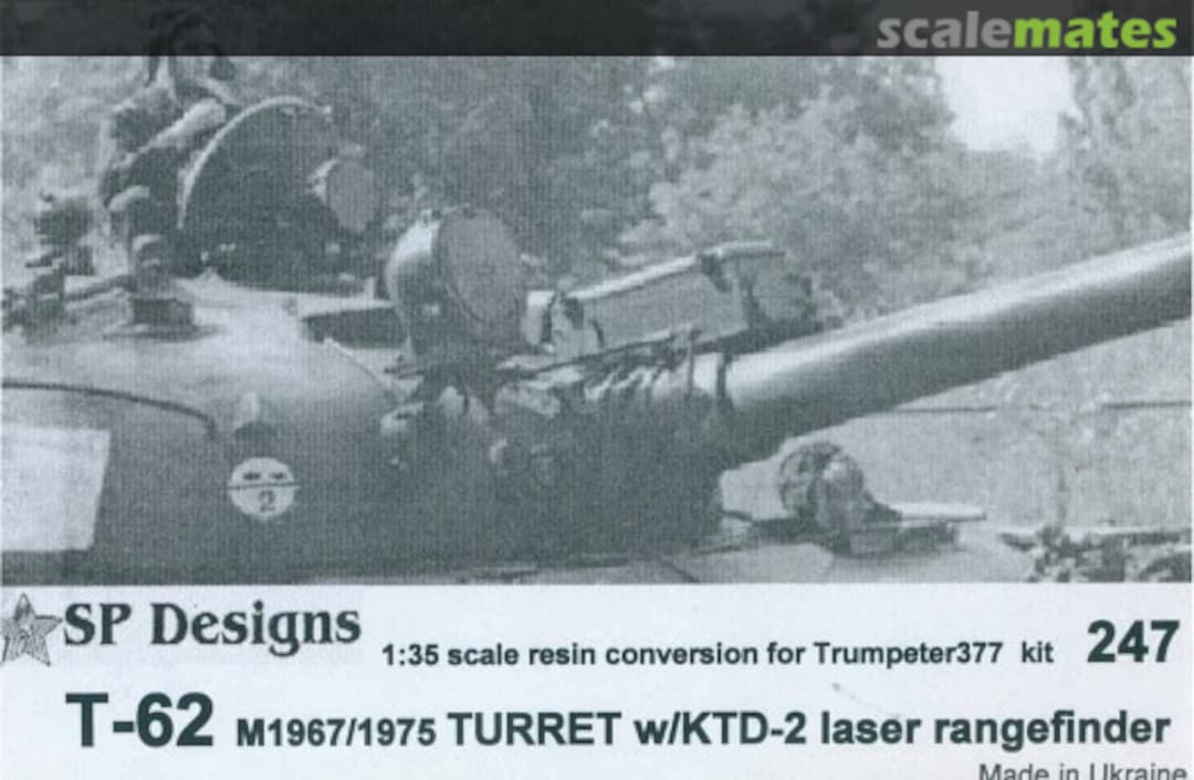 Boxart T-62 m1967/1975 w/KTD-2 Laser Rangefinder 247 SP Designs