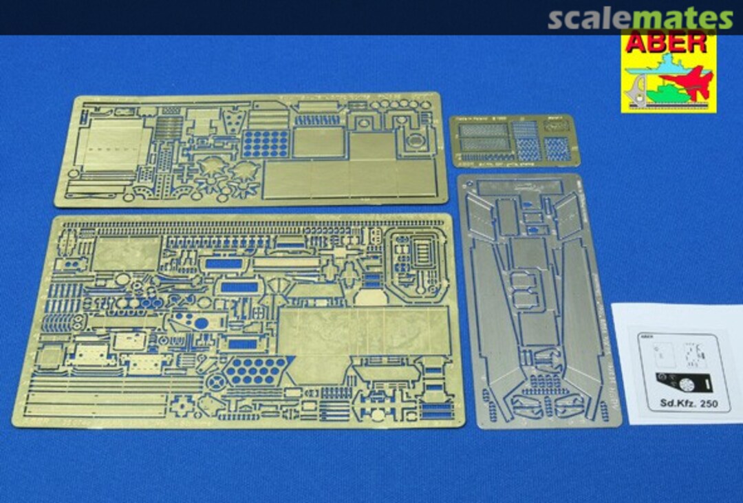 Contents Sd.Kfz.250/8 (Neu) "Stummel" 35074 Aber