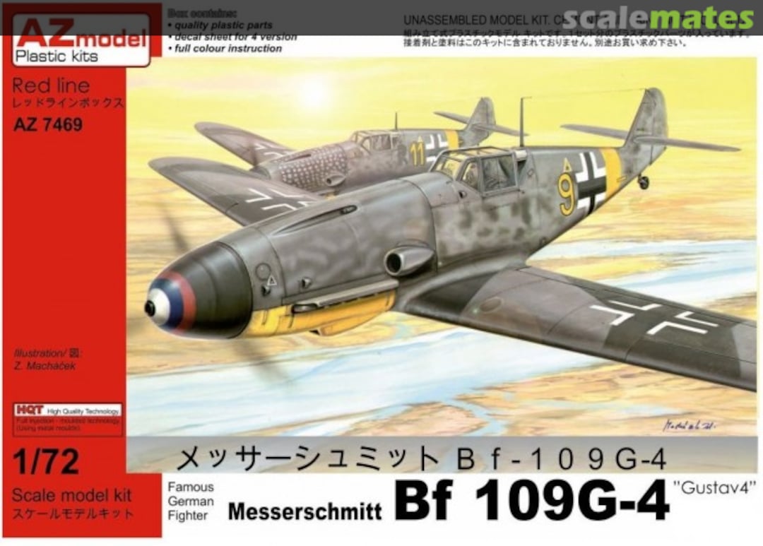 Boxart Messerschmitt Bf 109G-4 AZ 7469 AZmodel