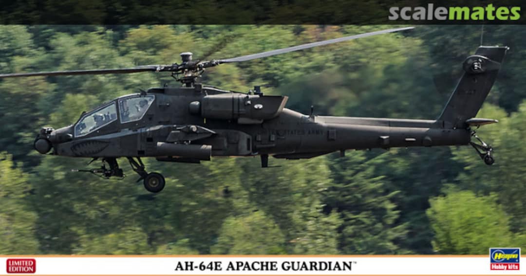 Boxart AH-64E Apache Guardian 07414 Hasegawa