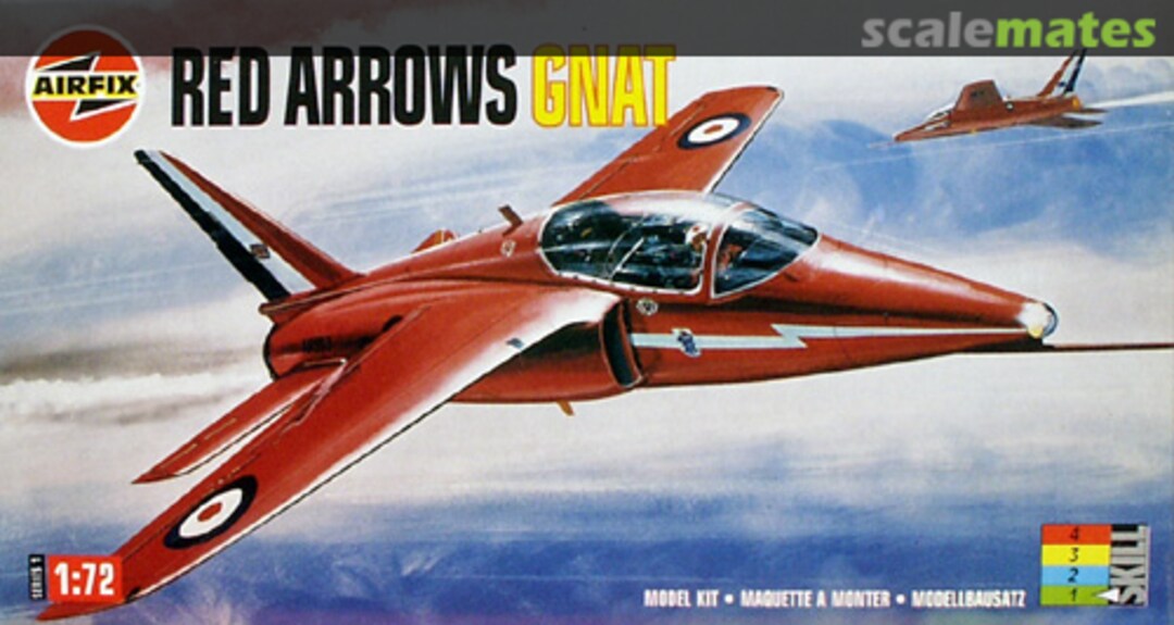 Boxart Red Arrows Gnat 01036 Airfix