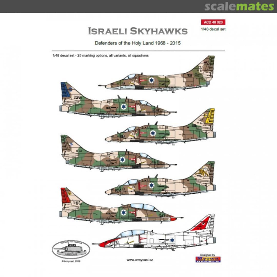 Boxart Israeli Skyhawks ACD 48 023 Armycast M&M