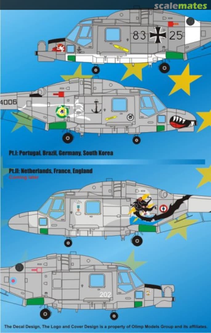 Boxart Westland Lynx 72-48 Authentic Decals