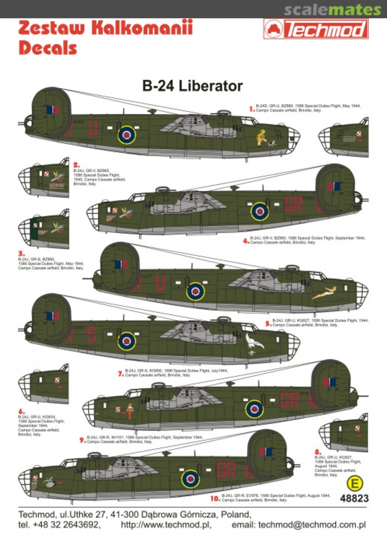 Boxart B-24 Liberator 48823 Techmod