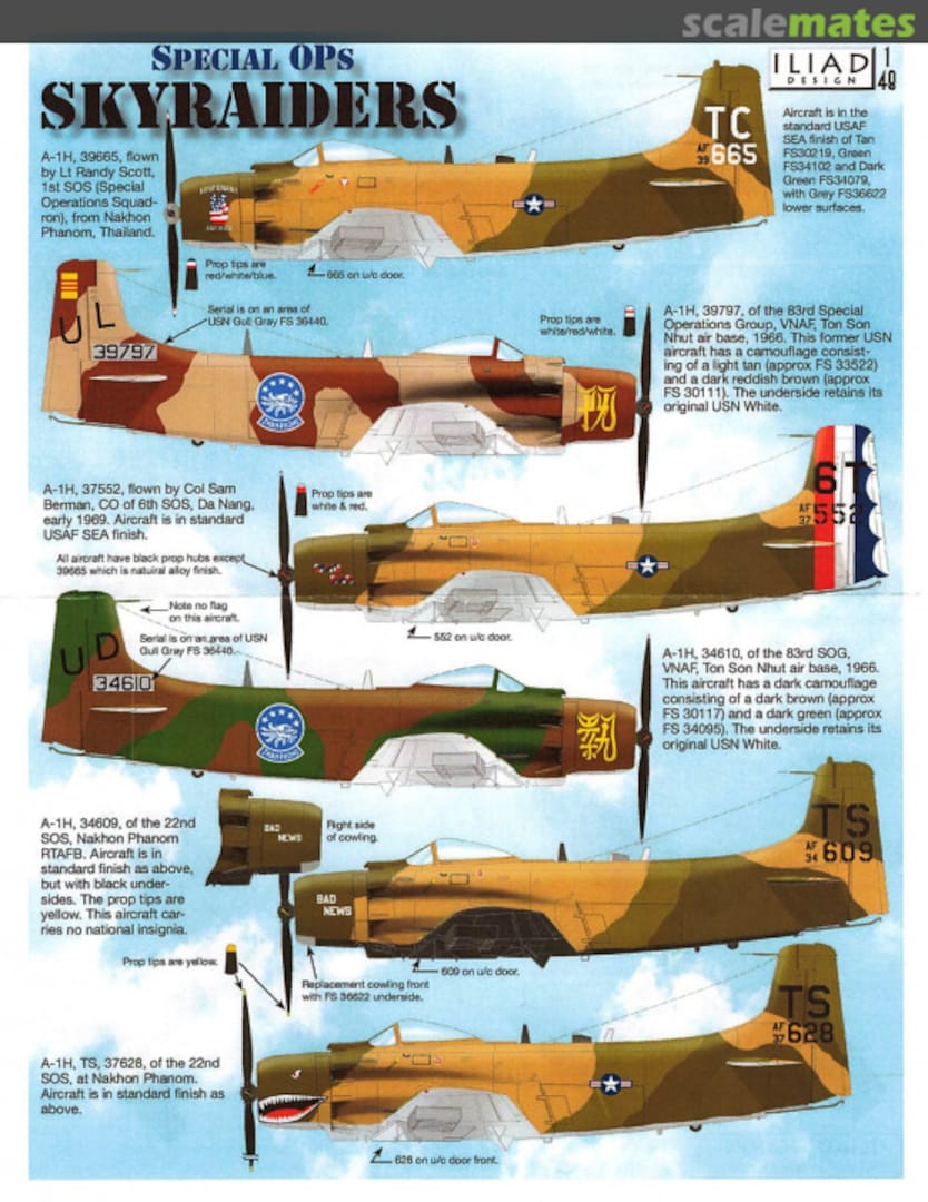 Boxart Special OPs Skyraiders 48019a Iliad Design