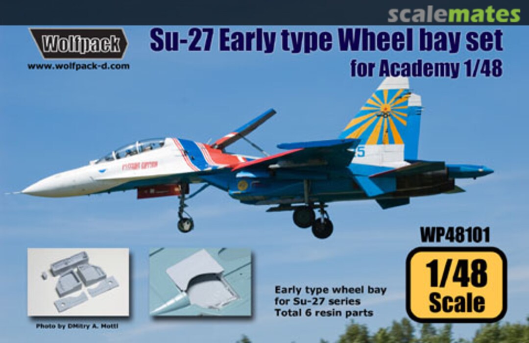 Boxart Su-27 Early type Wheel Bay set WP48101 Wolfpack