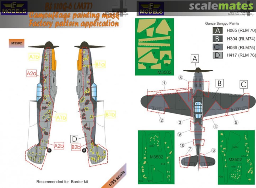 Boxart Bf 109G-6 (MTT) M3502 LF Models