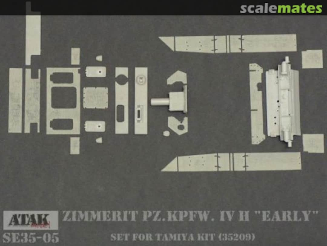 Boxart Zimmerit PzKpfw. IV H early SE35-05 Atak Model