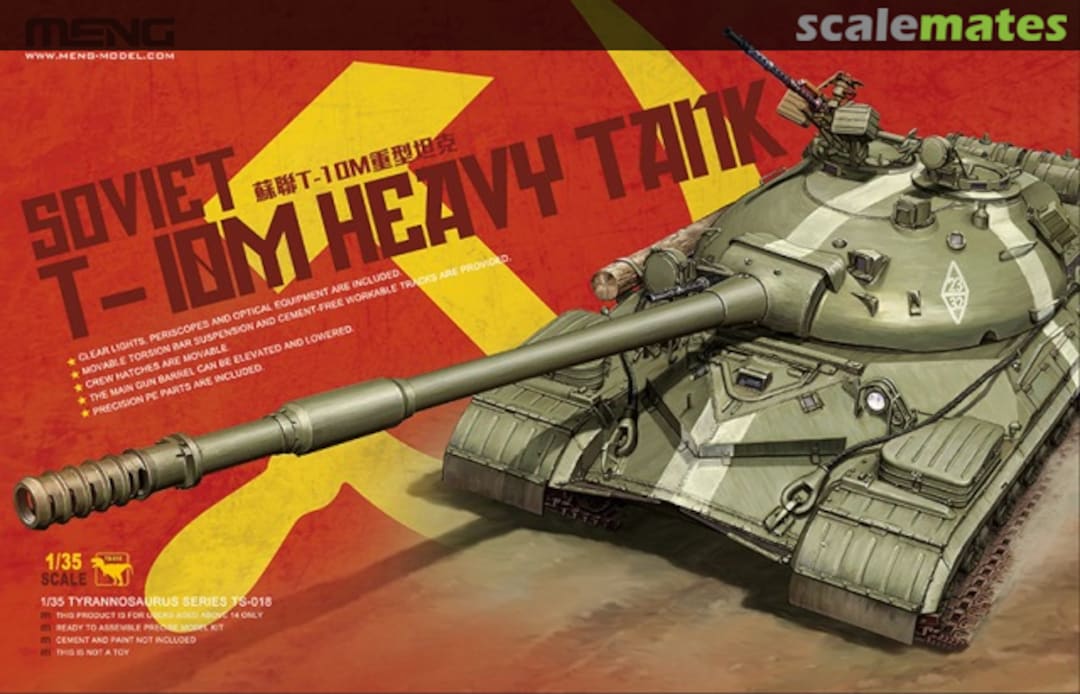 Boxart T-10M Heavy Tank TS-018 Meng Model