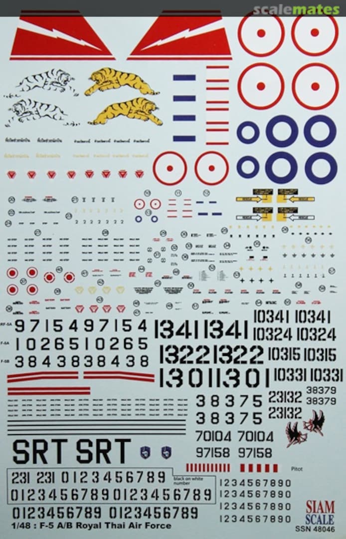 Boxart F-5A/B SSN 48046 Siam Scale