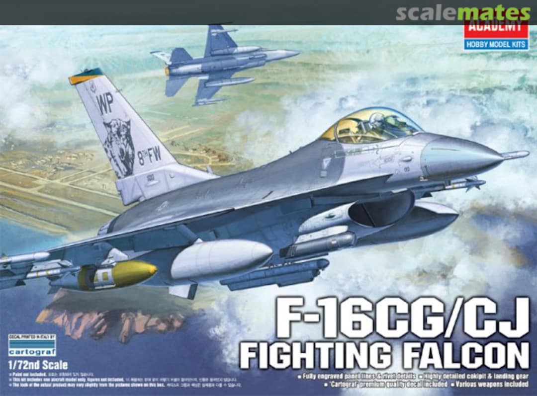 Boxart F-16CG/CJ Fighting Falcon 12415 Academy