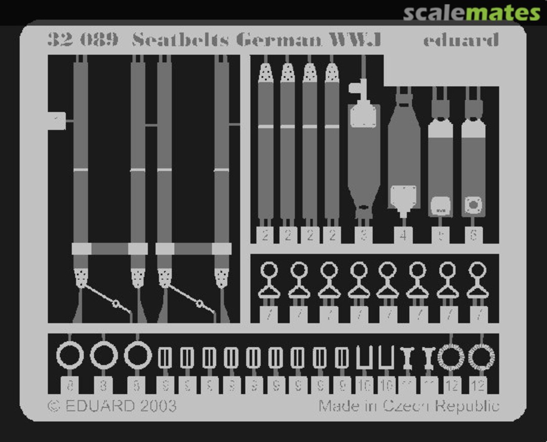 Boxart Seatbelts German WW.I 32089 Eduard