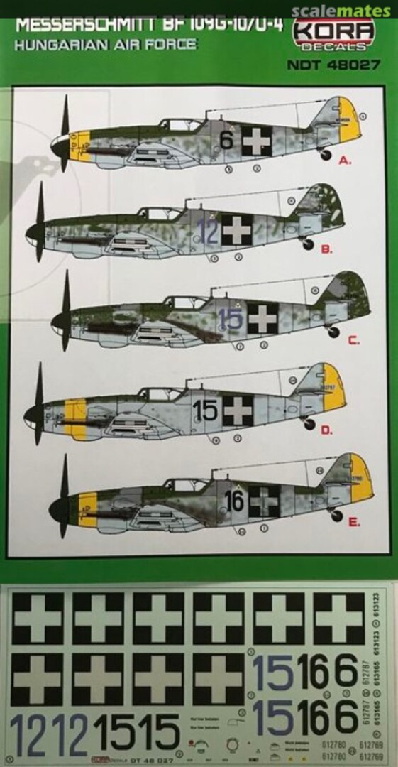 Boxart Messerschmitt Bf 109G-10/U-4 NDT48027 Kora Models